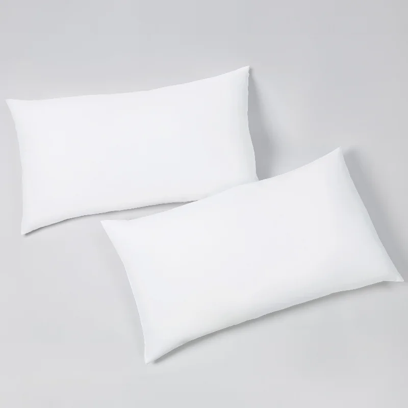 2-Pack Plush Bed Pillows Set - Ultra Soft Hypoallergenic Cover