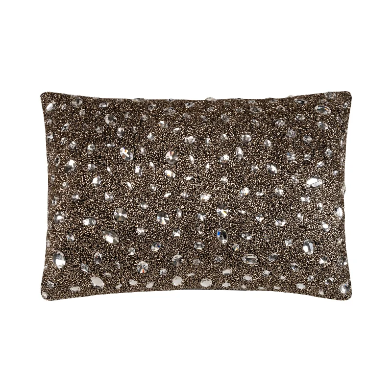 Aida Charcoal Velvet Pillow