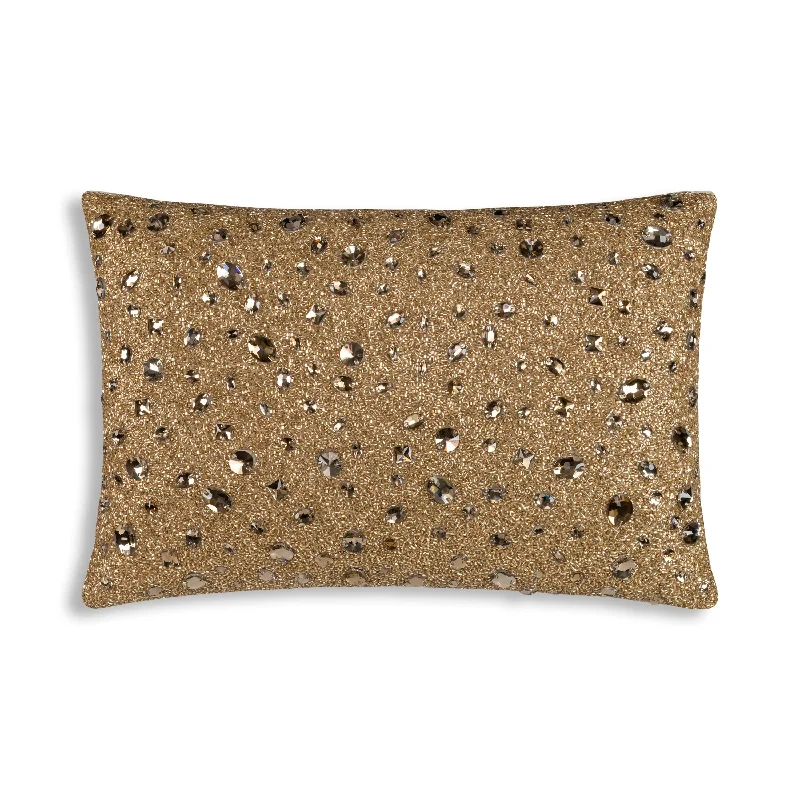 Aida Stone Beaded Pillow