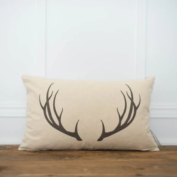 Antler Pillow Cover