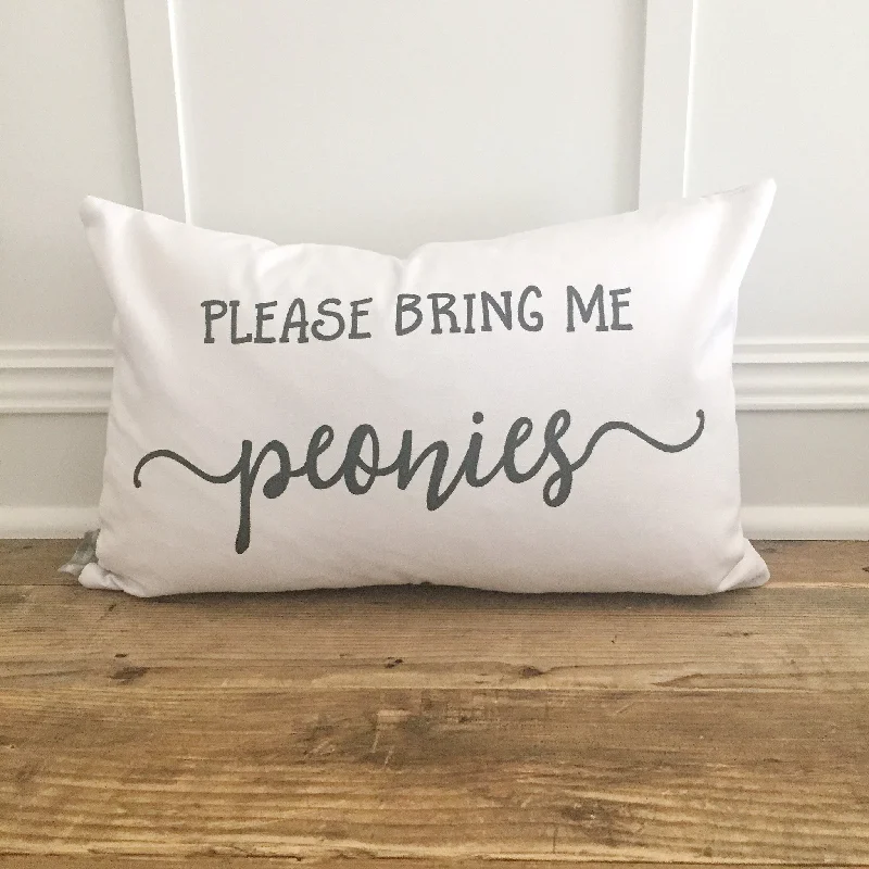 Bring Me Peonies Pillow Cover