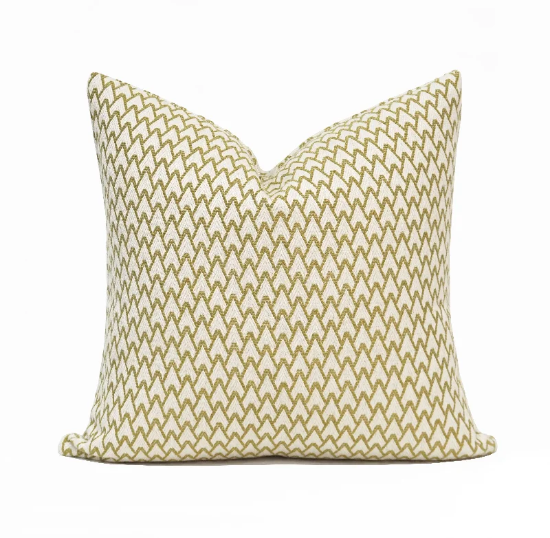 Carmel Jacquard Throw Pillow Cover | 18" x 18"