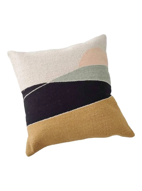 Evening Sky Pillow In Brown