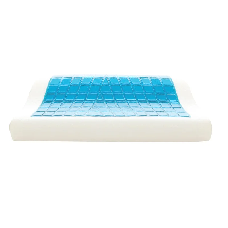 Gel & Memory Foam Pillow, with Cover “Aloe Vera”