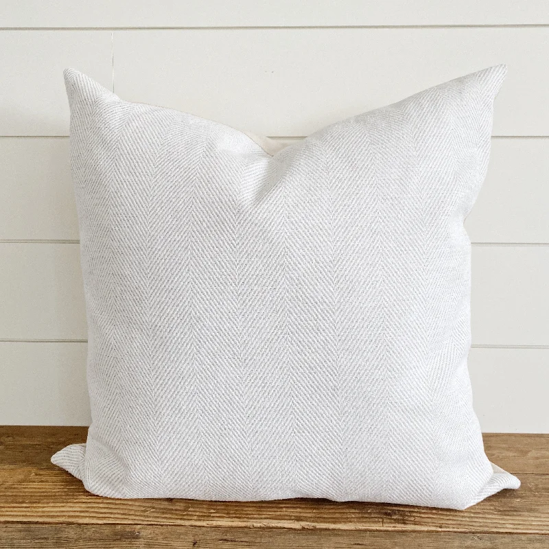 RYLAN || Neutral Herringbone Pillow Cover