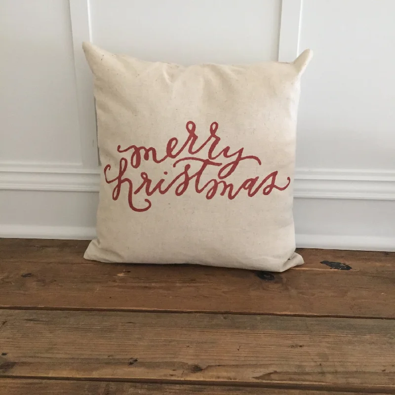 Merry Christmas Pillow Cover