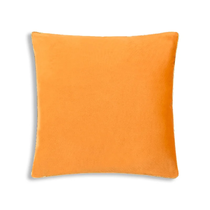 Noah Orange Gold Velvet Pillow