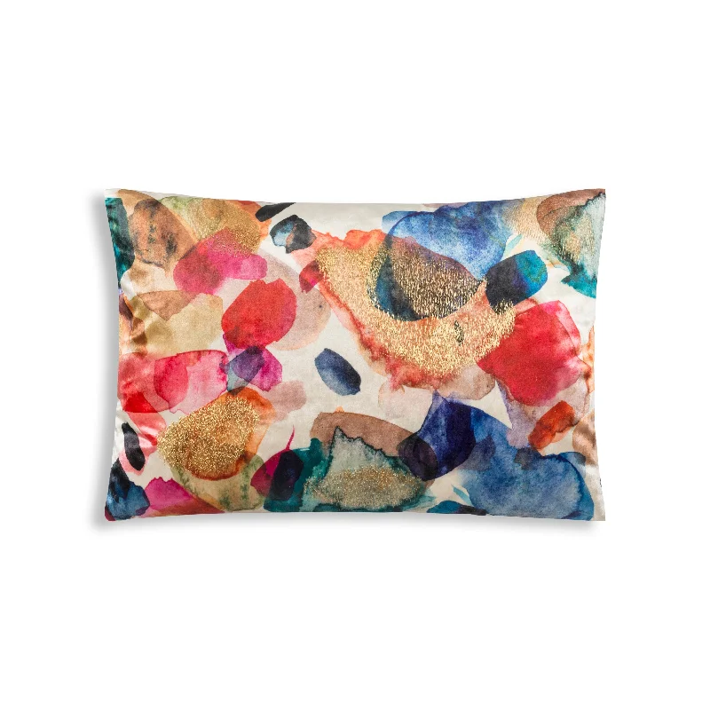 Otto Abstract Multi Velvet Pillow