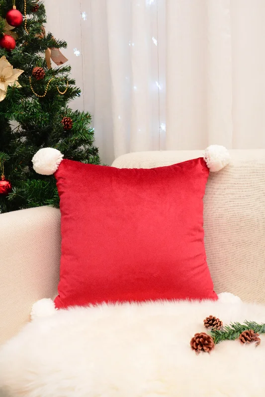 Red and White Christmas Pillow