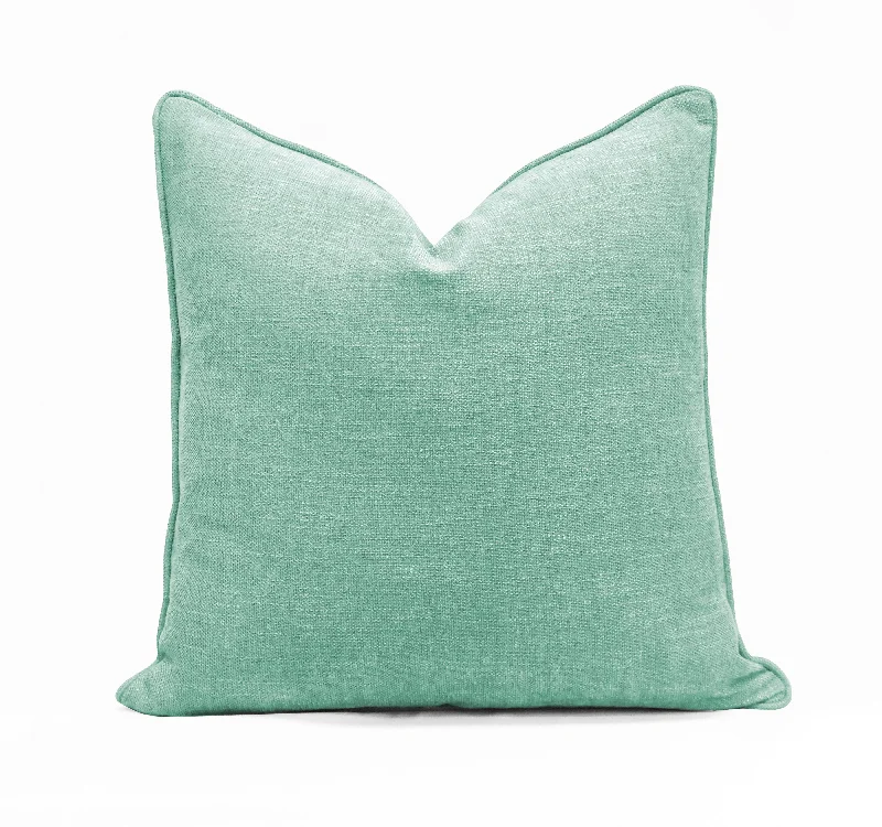 Set of 2 Gorgeous Chenille Throw Pillow Micro Piping | 20" x 20"