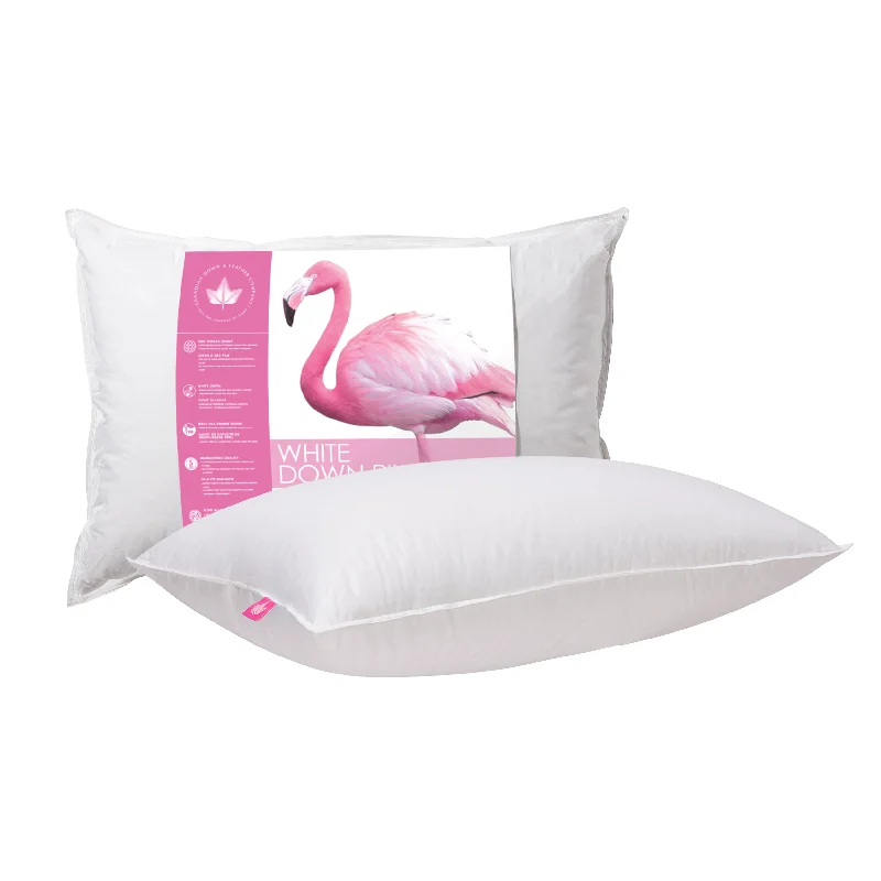 White Down Pillow Firm Support