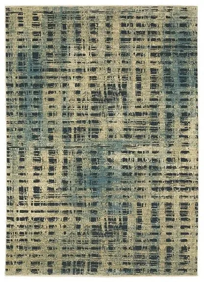 Reed RE07B Blue/Beige Rug