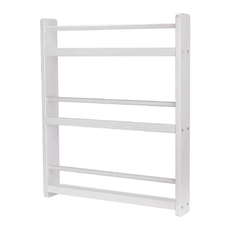 Bookshelf Organizer For Kids - White Bookshelf For Bedroom - 3 Tier Organizer