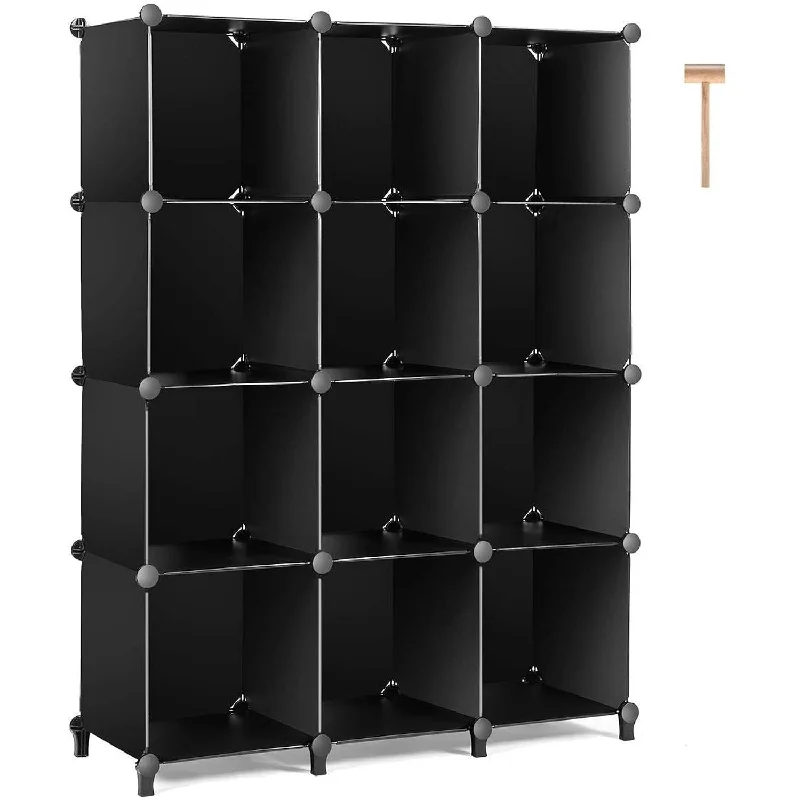 Cube Storage Organizer 12-Cube Closet Organizer And Storage Shelves Bookshelf Cu