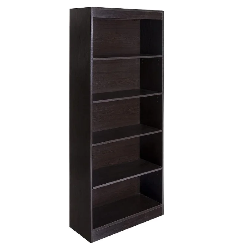 Essentials 5-Tier Bookshelf, Espresso