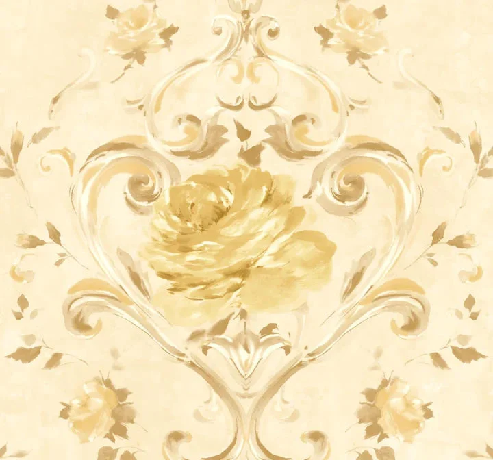 Amy Gold Wallpaper from the Jasper Collection