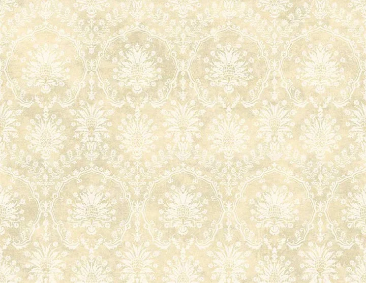 Atwells Gold/White Wallpaper from the Providence Collection