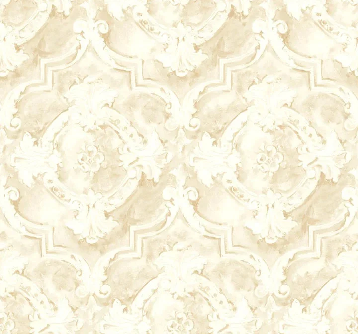 Christopher Cream Wallpaper from the Jasper Collection