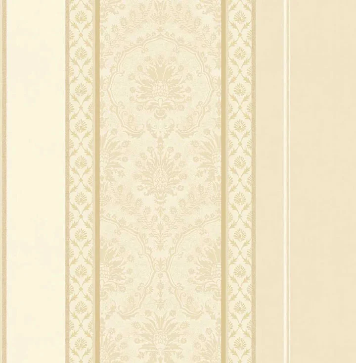 Cushing Cream/Gold Wallpaper from the Providence Collection