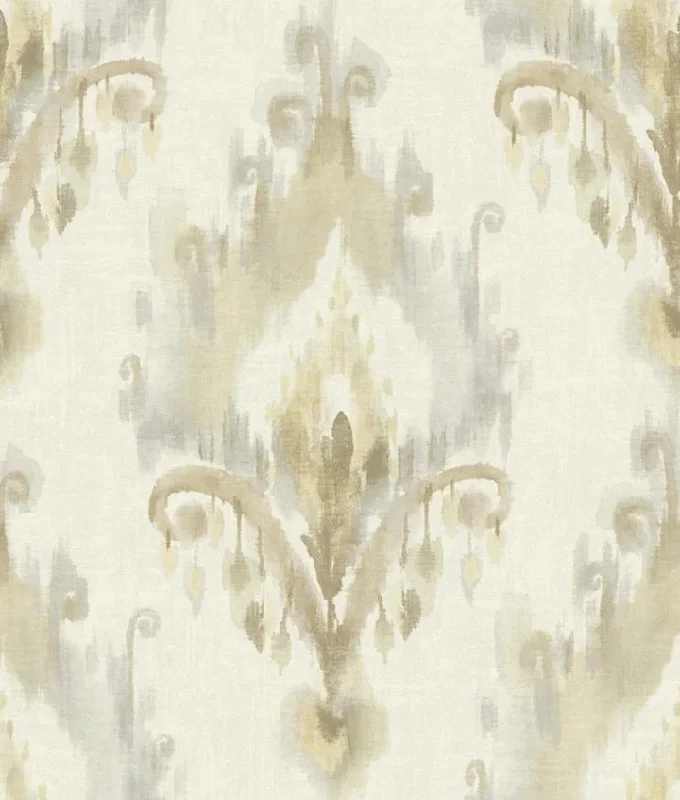 Diana Neutral/Gold Wallpaper from the Romance Collection