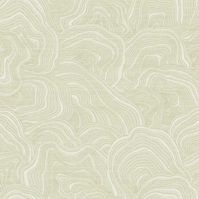 Geodes Wallpaper in Cream from the 24 Karat Collection