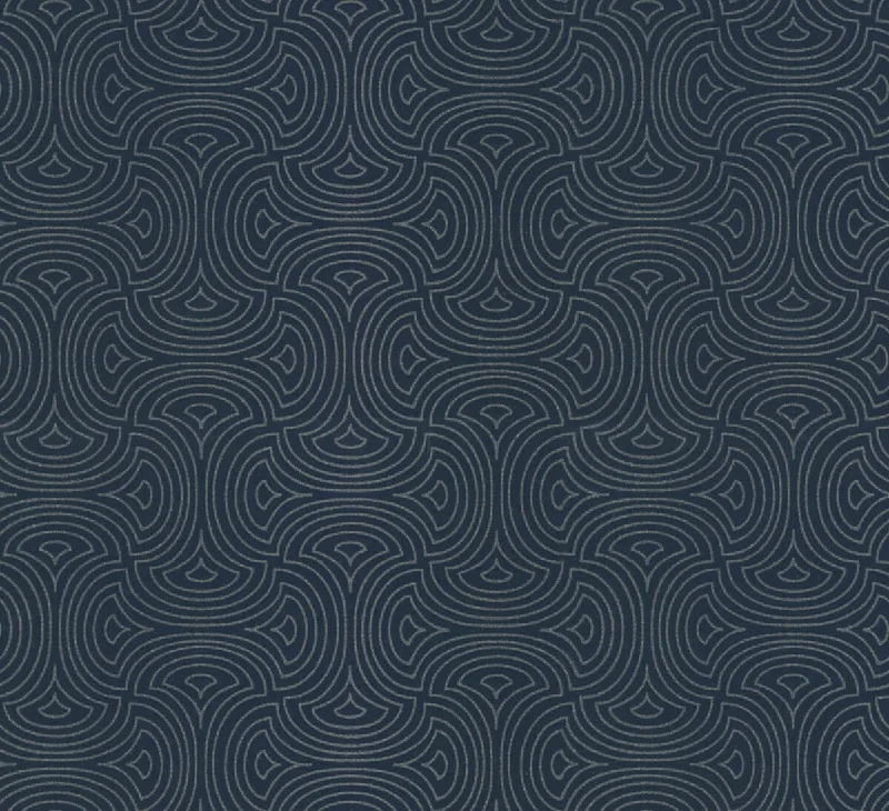 Hourglass Navy Wallpaper