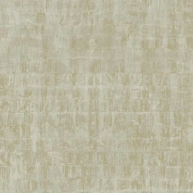 Liquid Metal Wallpaper in Taupe from the 24 Karat Collection