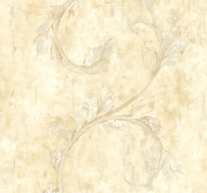 Nemone Gold Wallpaper from the Jasper Collection