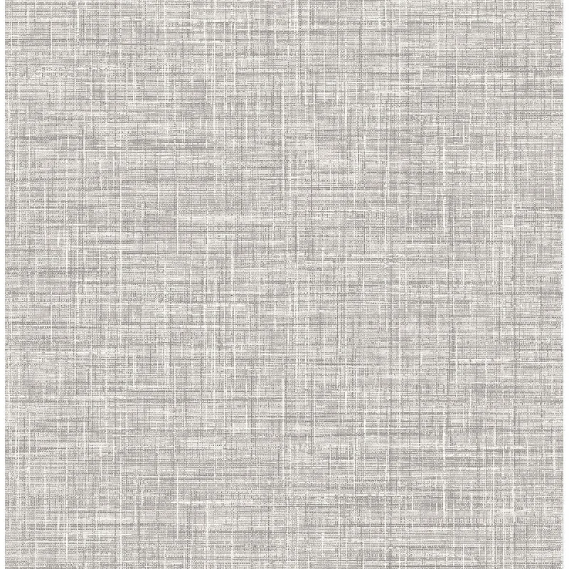 Poise Linen Wallpaper in Grey from the Celadon Collection