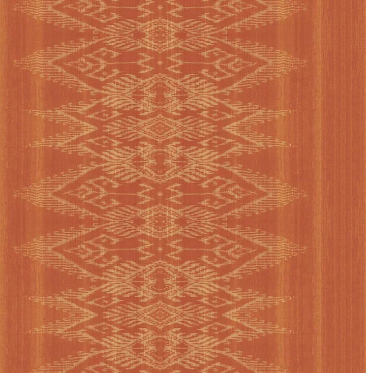 Provender Orange Wallpaper from the Tiverton Collection