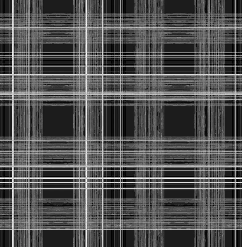 Rad Plaid Peel & Stick Wallpaper in Onyx