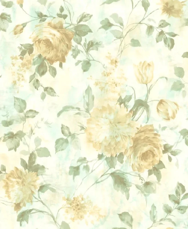 Sasha Yellow Wallpaper from the Jasper Collection