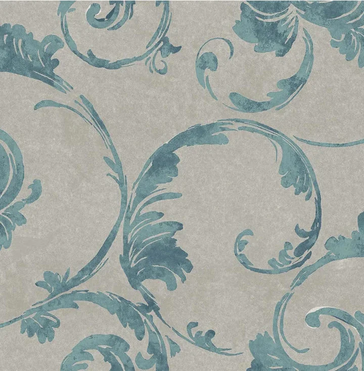 Seapowet Blue Wallpaper from the Tiverton Collection