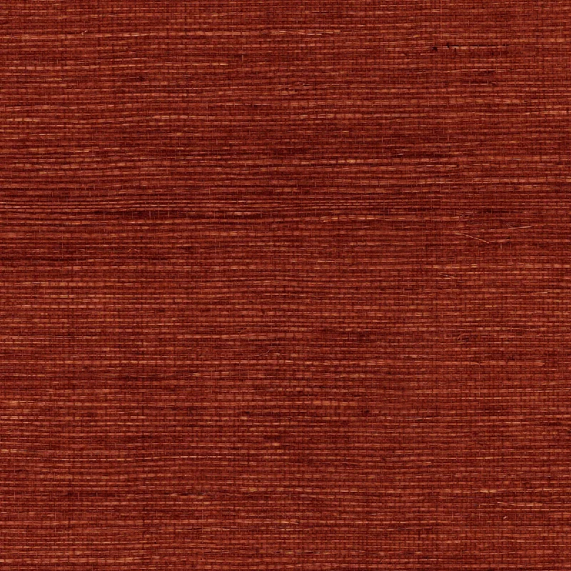 Sisal Grasscloth Wallpaper in Cabernet from the Luxe Retreat Collection