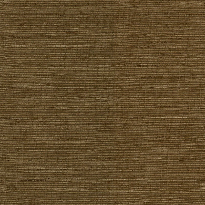 Sisal Grasscloth Wallpaper in Elmwood from the Luxe Retreat Collection