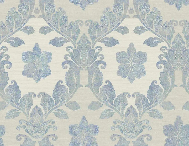 Tiverton Blue Wallpaper from the Tiverton Collection