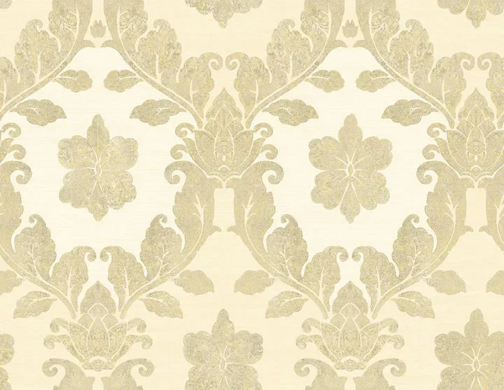 Tiverton Cream/Gold Wallpaper from the Tiverton Collection