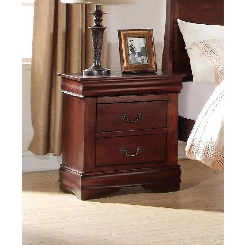 Bedroom Wooden Night Stands with 2 Drawers 15"D x 21"W x 24"H