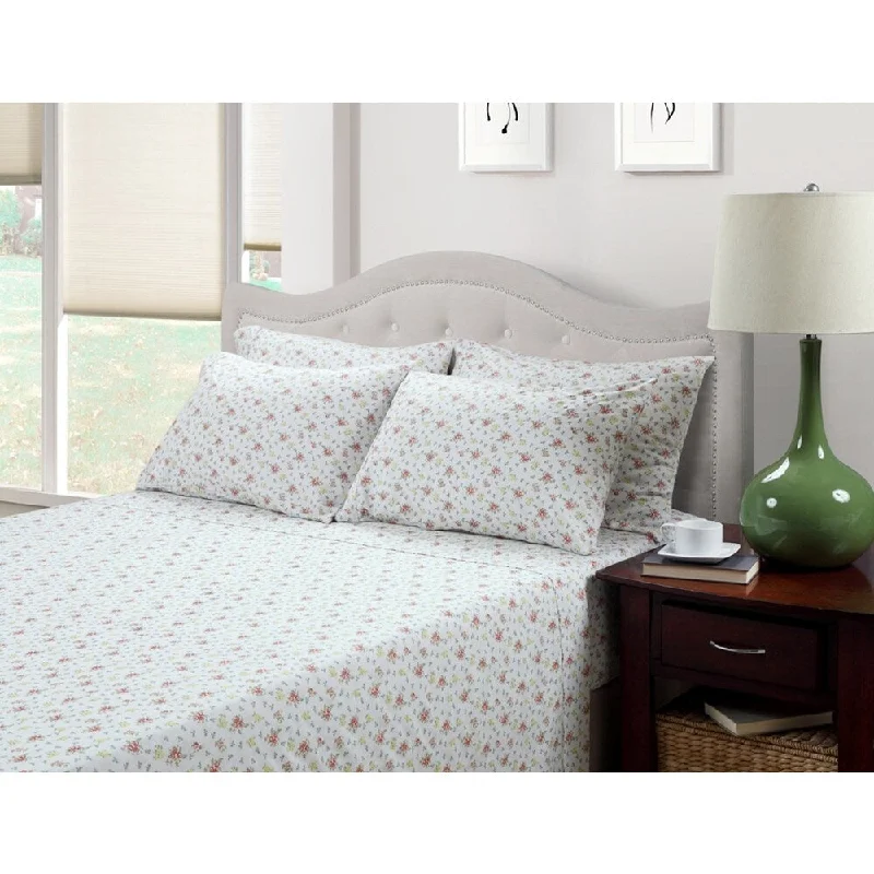 214 West Printed Floral Sheet Set