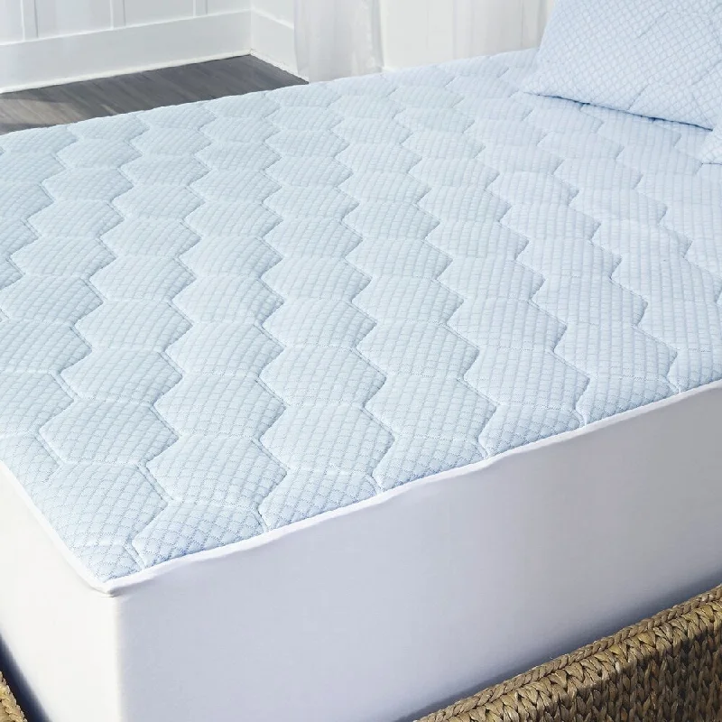 Arctic Sleep Cooling Gel Memory Foam Mattress Topper with Skirt