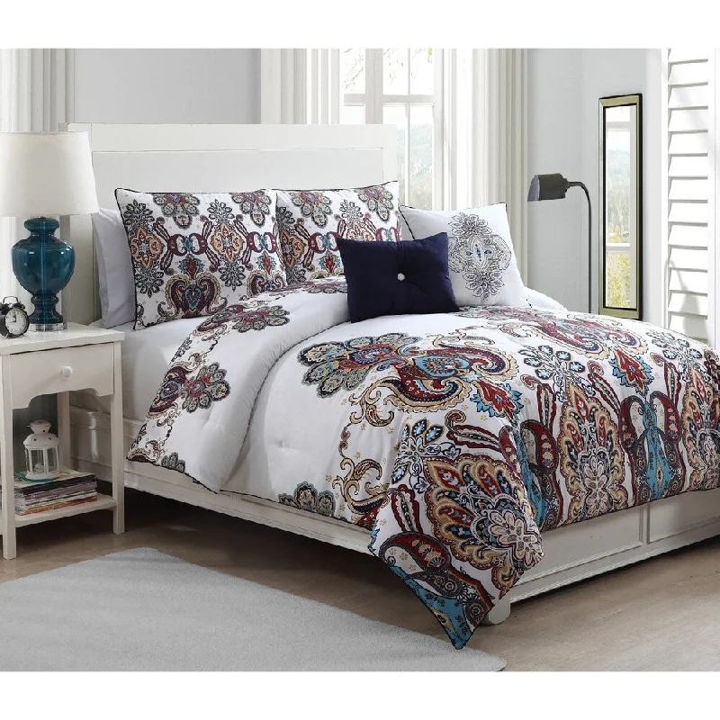 Avondale Manor Melisenta 5-piece Reversible Comforter Set