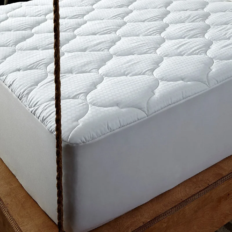 Behrens England 300 Thread Count Cotton Diamond Twin-size Mattress Pad