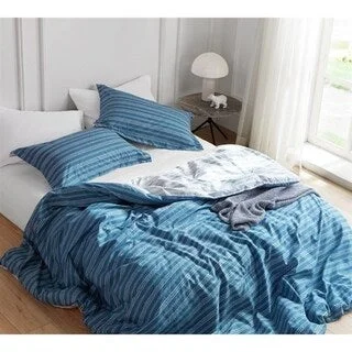 BYB Faded Stripes - Blue Comforter