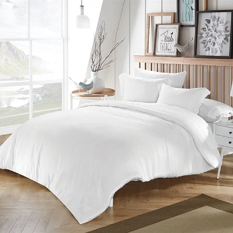 BYB White Bamboo Modal Comforter (Shams Not Included)