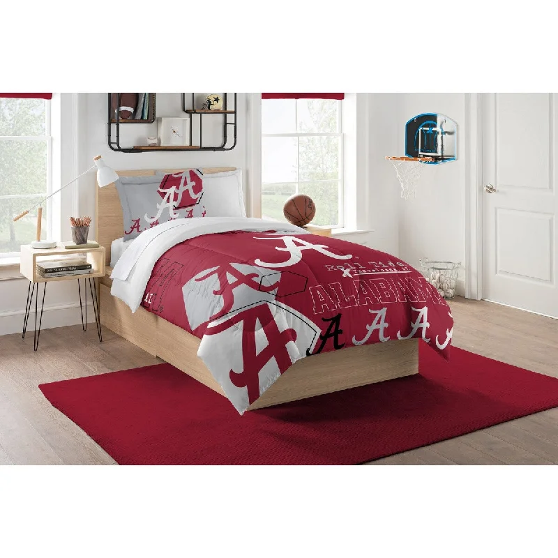 COL 862 Alabama Hexagon Twin Comforter Set