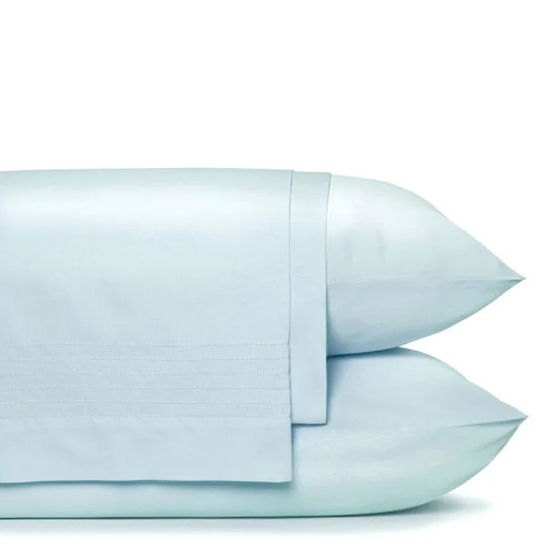 Daily Boutik King Size 100% Cotton Sheet Set Pleated in Powder Blue