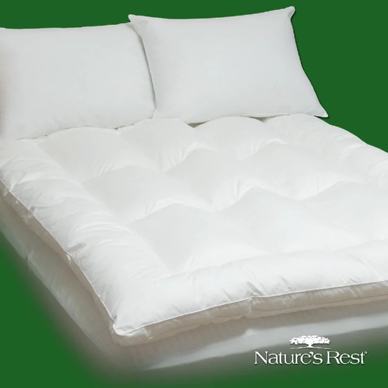 Daily Boutik King size Fiber Bed Mattress Pad Topper in 100-Percent Cotton