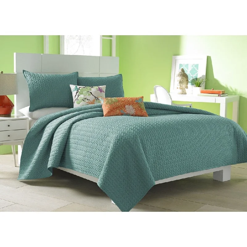 Five Queens Court Catori Jade Coverlet