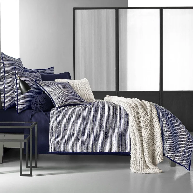 Five Queens Court Felix Indigo Duvet Cover