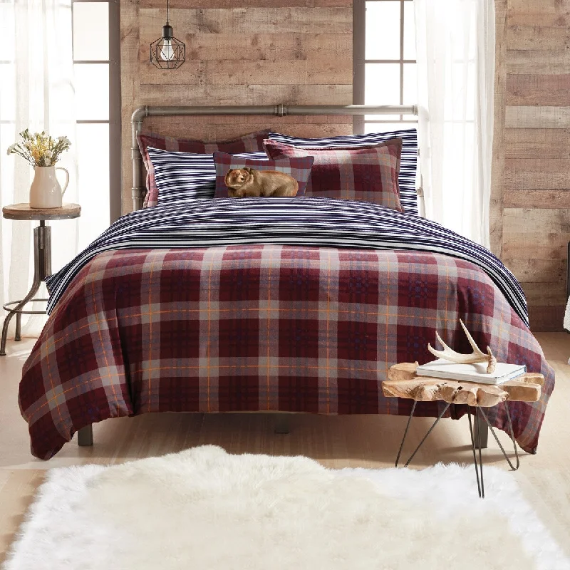 G.H. Bass Canyon Plaid Cotton Comforter Set